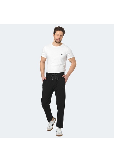 Slazenger Natasa Erkek Eşofman Altı Siyah Siyah