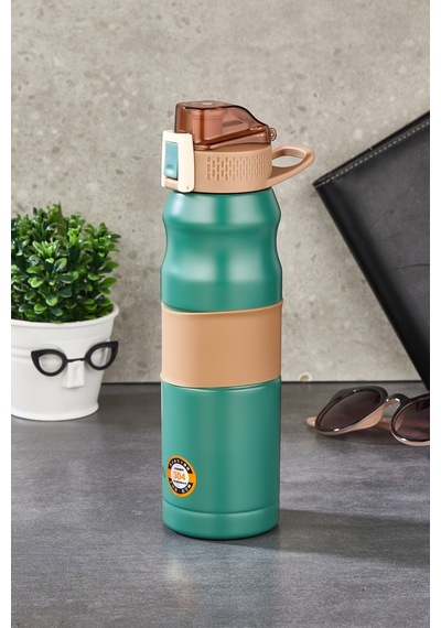 Cooker 700 Ml Paslanmaz Çelik Matara Termos Yk1204 Mavi