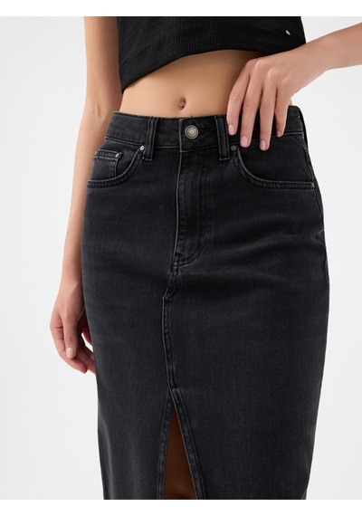 Slim Fit Kadın Etek Çok Renkli