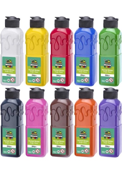 Nova Color Parmak Boyası 250 gr - 10 Renk