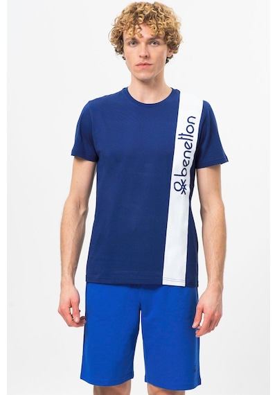 Benetton Bnt-m20474-23y Erkek T-shirt BNT-M20474-R1078 Lacivert