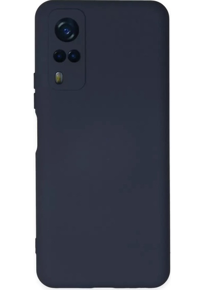 Newface Vivo Y53s Kılıf Nano İçi Kadife Silikon - Lacivert