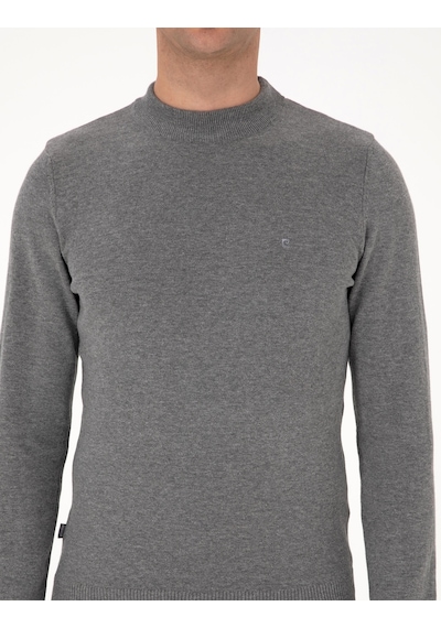 Pierre Cardin Erkek Gri Melanj Kazak /triko 50315456-vr086 Gri Melanj