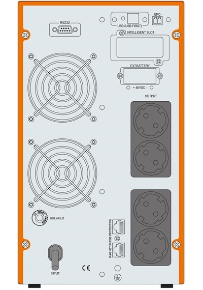 Makelsan Powerpack Se Serisi 2 Kva Online 1f-1f 4-7ah Akü Güç Kaynağı