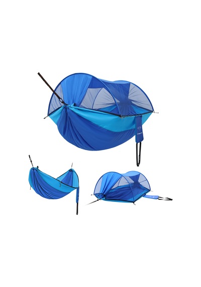 Kingcamp Multi-function 3 Ü 1 Arada Çift Kişilik Cibinlikli Hamak Blue Mavi