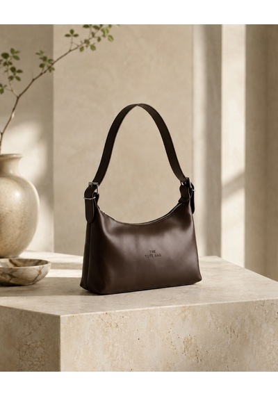 Livia Tote Bag Kadın Omuz Çantası Acı Kahve