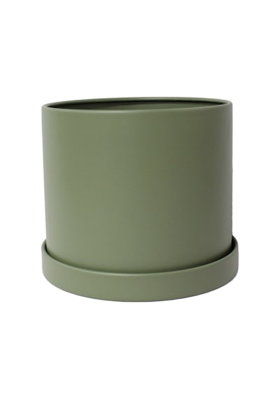 Gardenzone Silindir Metal Saksı 19 Cm 3 Adet