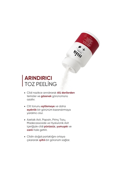 Mia Klinika Arındırıcı ve Aydınlatıcı Enzim Peeling Toz Temizleyici 40 G