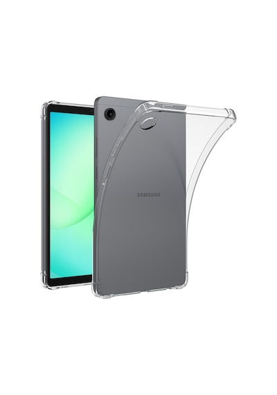 Samsung Galaxy Tab A11 8.7 İnç Sm-x130 Uyumlu Köşe Korumalı Şeffaf Esnek Antishock Kılıf Arka Kapak