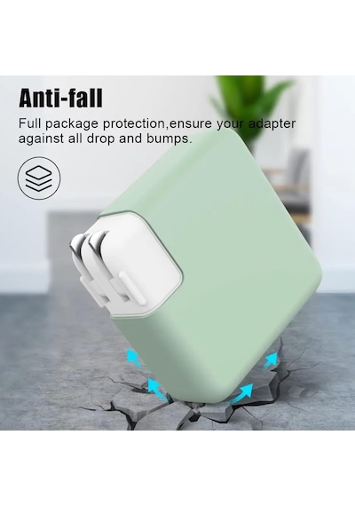 Apple İle Uyumlu Güç Adaptörü Silikon Kılıf 85 W, 87 W - Ve 96 W Usb-c Güç Adaptörü Silikon Kılıf Koruma Macbook İle Uyumlu Güç Adaptörü Renkli Kılıf Lacivert, 85w