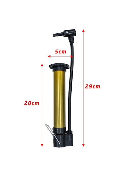 5318 Mini El Tipi Bisiklet Tekeri Şişirme Hava Pompası