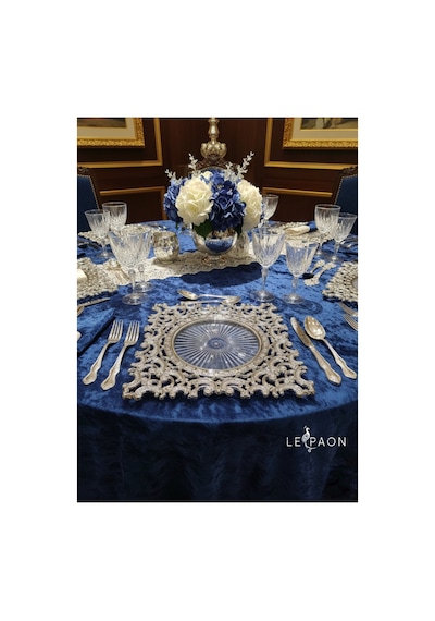 Lüks 6'lı Kare Supla Seti 32 Cm - Darbelere Dayanıklı Amerikan Servis - Çeyizlik Sunum Tabağı Gümüş - 846832747 Gümüş
