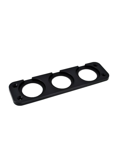 Motoraid 3 Yuvarlak Delikli Pano Montaj Port Plastik Yuva Çakmak Usb Panel