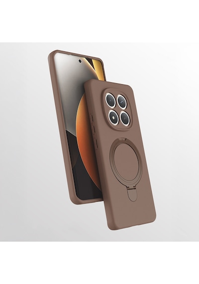 Lexroo Xiaomi Redmi Note 15 Pro Plus Kılıf M-safe Şarj Özellikli Standlı Samara Kılıf - Lacivert
