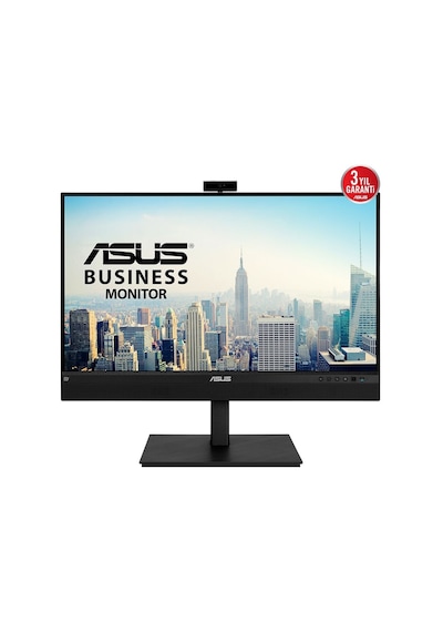 Asus Kurumsal Be27acsbk 27 2k Ips Webcam 2560x1440 5ms 60hz 350cd Dp Hdmı Usb-c Hoparlör Vesa 3yıl Çerçevesiz Flıcker-free Dusuk Mavı Isık Monitör