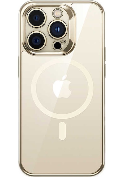 Benks Apple Uyumlu iPhone 14 Pro Magsafe Özellikli Cam Yüzey Ekran Koruyuculu Electroplated Kapak BENKS-TA84706