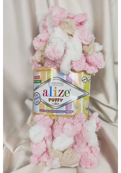 Puffy Color Ebruli El Örgü İpi 100gr. 9mt. 5'li Paket - Renk: 6046