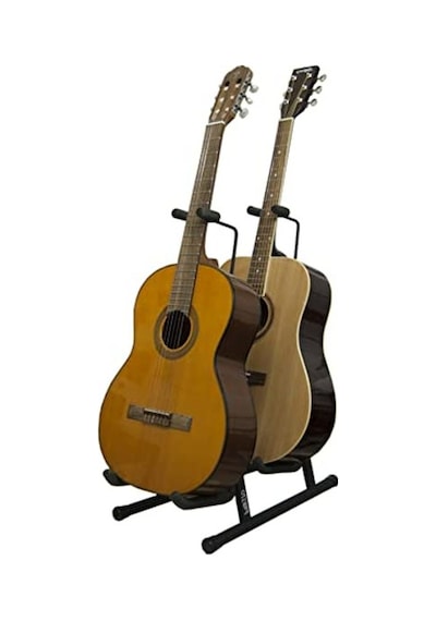 Çiftli Sap Destekli Gitar Sehpası, Dayanıklı Ve Pratik Tasarım