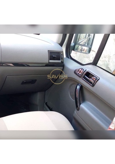 Ford Connect 2002-2006 Konsol Trim Kaplama, Maun Kaplama,28 Parça Full Set Parlak Siyah(piano Black)