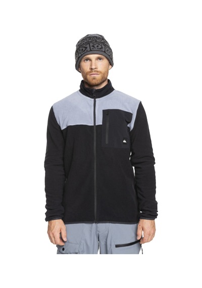 Quiksilver Aker Erkek Polar Ceket Renkli Siyah