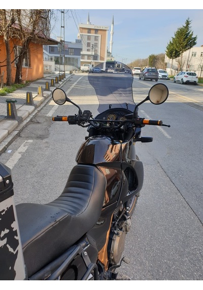 Motocam Kawasaki Kle 500 Ön Cam 2005-2008 Model 58cm Füme Renkli 4mm Uzun