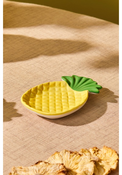 Karaca Pineapple Çerezlik 13 Cm sarı