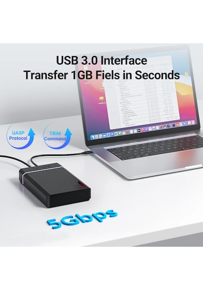 Acasis EC5351C 2.5/3.5" 24TB SATA,6Gbps Disk Kutusu AC EC5351C