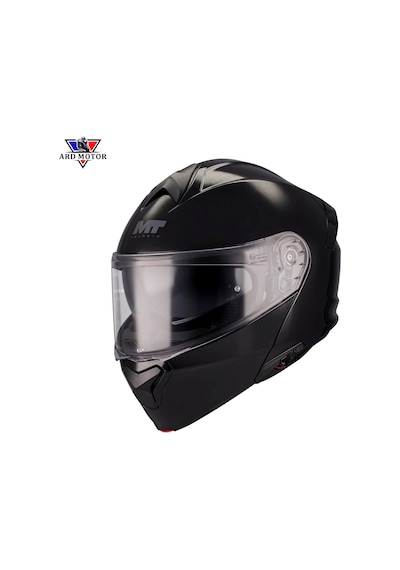 Mt Helmets Genesıs Sv Pure A1 Parlak Sıyah Çene Açılır Kask Siyah