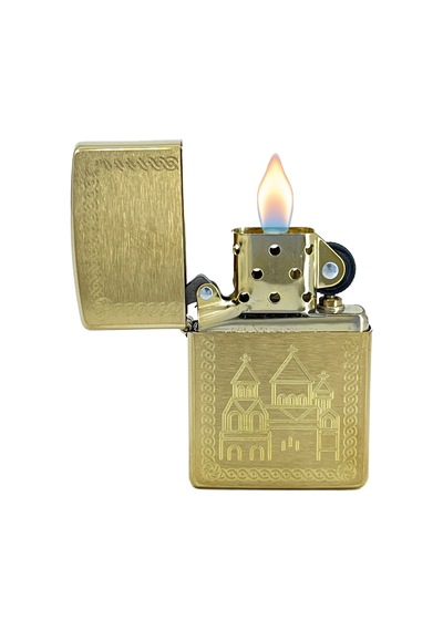 Zippo Old Chapel Dizayn Çakmak Sarı