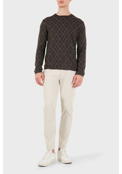 Emporio Armani Desenli % 100 Yün Bisiklet Yaka Kazak Erkek Kazak Em006276 Af29848 F6030 Kahve Emporio Armani Desenli % 100 Yün Bisiklet Yaka Kazak Erkek Kazak Em006276 Af29848 F6030 Kahve