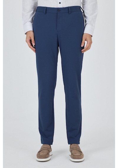 İmza Lacivert Esnek Yandan Cepli Casual Slim Fit Jogger Pantolon 1003250162 Lacivert