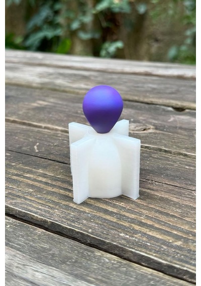 Rufus Concept Balon Elips Orta Boy Silikon Mum Kalıbı