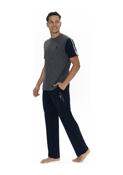 U.S. Polo Assn. U.s Polo Assn. 18898 Erkek Kısa Kollu Bisiklet Yaka Pijama Takımı-antrasitmelanj Antrasit Melanj U.S. Polo Assn. U.s Polo Assn. 18898 Erkek Kısa Kollu Bisiklet Yaka Pijama Takımı-antrasitmelanj Antrasit Melanj