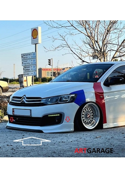 Citroen C-elysee Yeni Kasa Ön Tampon Eki-boyasız-fiberglass