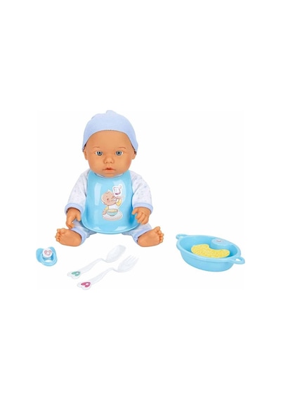 030021 Sunman, Bebelou Yemek Zamanı Sesli Bebek Seti 35 Cm / +3 Yaş - Uvcu-891460 1 Adet