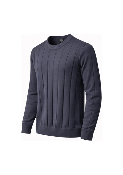 Classics Men Slim Fit Bisiklet Yaka Uzun Kol Erkek Triko - 7520 Lacivert