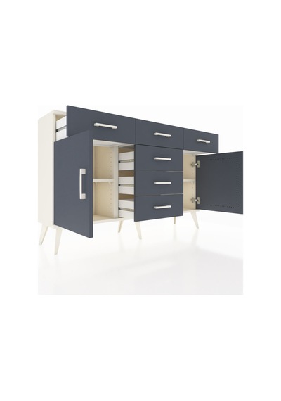 Arges Konsol 2 Raflı 6 Çekmeceli 2 Kapaklı 132x30x83 Aytaşı-antrasit/antrasit Antrasit/antrasit Arges Konsol 2 Raflı 6 Çekmeceli 2 Kapaklı 132x30x83 Aytaşı-antrasit/antrasit Antrasit/antrasit