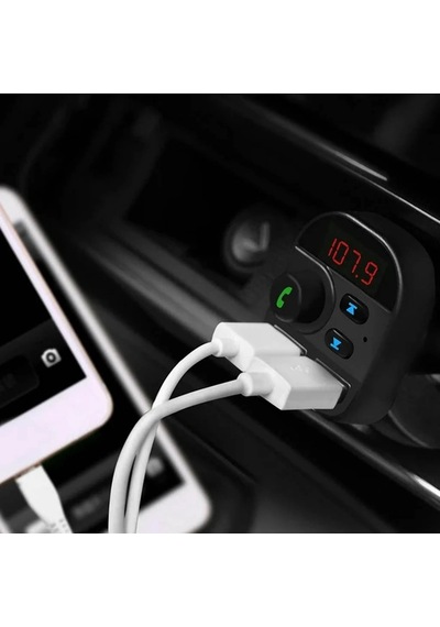 Divex Araç Fm Transmitter Bluetooth 2xusb Mp3 Çakmaklık Girişli Dt-602