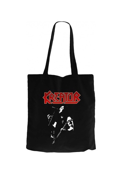 Kreator United in Hate Siyah Kanvas Bez Çanta Siyah
