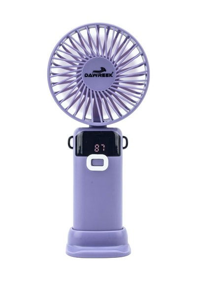 Dawreek Bt0258 Led Göstergeli El Fanı Mavi Mor