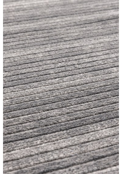 Koza Halı Stripe Antrasit Kilim Kaymaz Taban Salon Oturma Odası Antre Halıs Antrasit