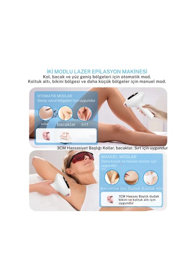 Trend Farma Soğuk Buz Ipl Lazer Epilasyon Cihazı - 999.999 Atım, Ağrısız Buz Lazer
