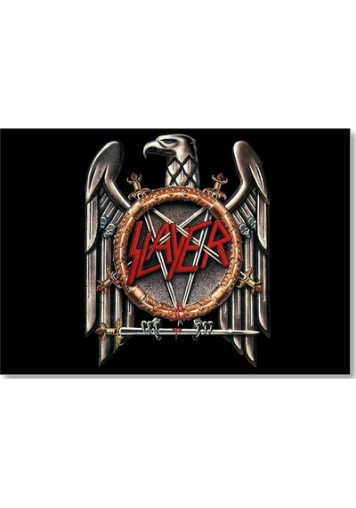Cakasepetim Slayer Rock Grubu Logo Ahşap Mdf Tablo