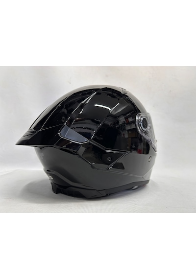 Mt Thunder 4sv R Pure Parlak Siyah Şefaf Vizörlü Kask - Iç Güneş Vizörlü Sİyah