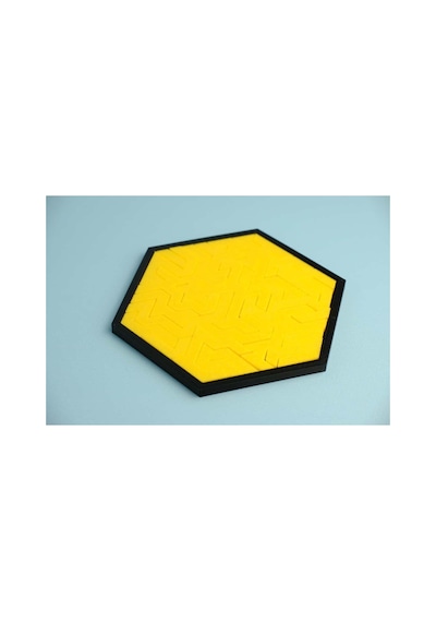 Altıgen Geometrik Tepsi Bulmacası, Zorlu Ve Eğlenceli Puzzle Keyfi