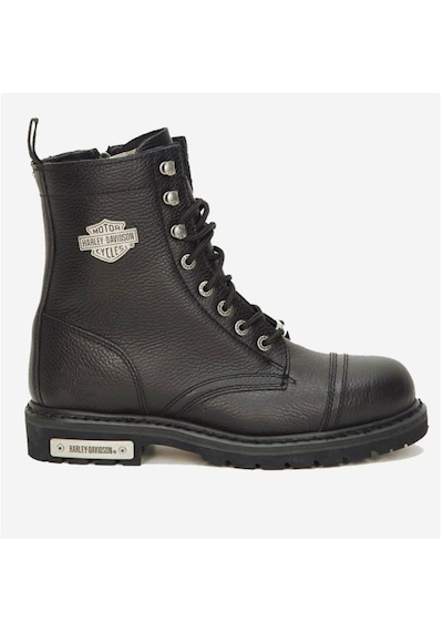 Harley Davidson Colmar Unisex  Black - Baskili Deri Bot