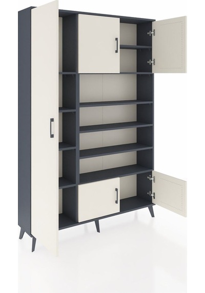 Arges Dolap 10 Raflı 5 Kapaklı 132x30x195 Antrasit-aytaşı/ant... Antrasit Arges Dolap 10 Raflı 5 Kapaklı 132x30x195 Antrasit-aytaşı/ant... Antrasit