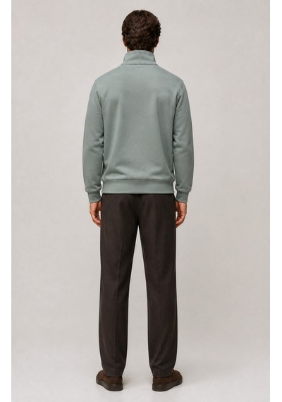 Redline Runi Basic Regular Fit Pamuklu Kışlık Sweatshirt Mint