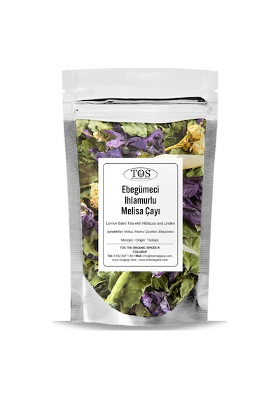 Tos The Organic Spices Ebegümeci ve Ihlamurlu Melisa Çayı 40 G