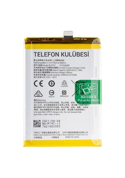Oppo A73 5g Uyumlu Batarya Pil Blp797